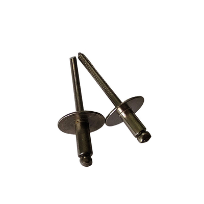 CNC Lathe Equipped Open Type Iron Blind Rivets Large Brim Round Head for Quick Assembly