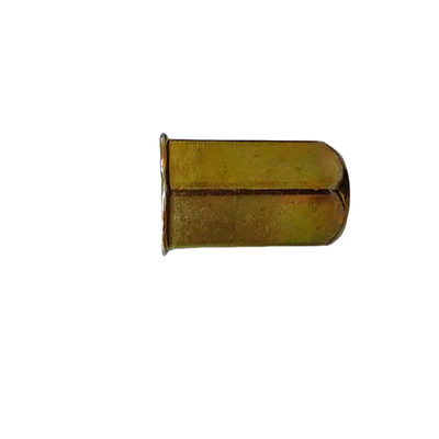 4.8 Grade Zinc Yellow-Chromate Plated Full Hex Rivet Nut for Small Head Applications
