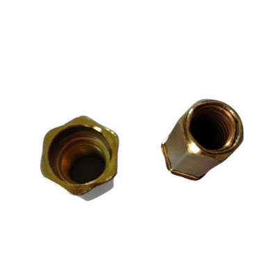 4.8 Grade Zinc Yellow-Chromate Plated Full Hex Rivet Nut for Small Head Applications