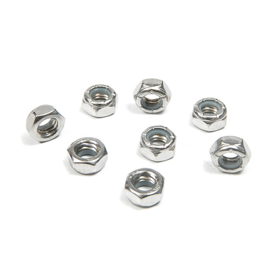 Finish Nylon Lock Nut Hexagonal Nut Stainless Steel DIN 982 100% Inspected