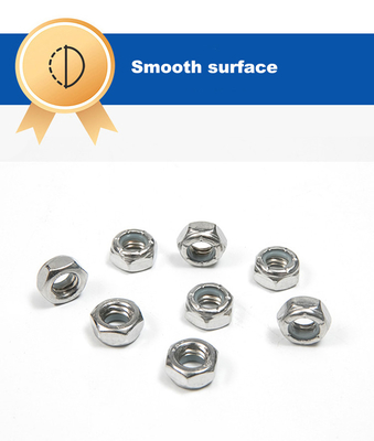 Finish Nylon Lock Nut Hexagonal Nut Stainless Steel DIN 982 100% Inspected