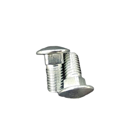 Stainless steel carriage bolt M12 round head square neck with flat head DIN standard
