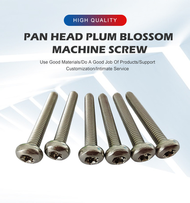 Full Thread Type Stainless Steel Tamper Proof Button Head Security Screws with Pin