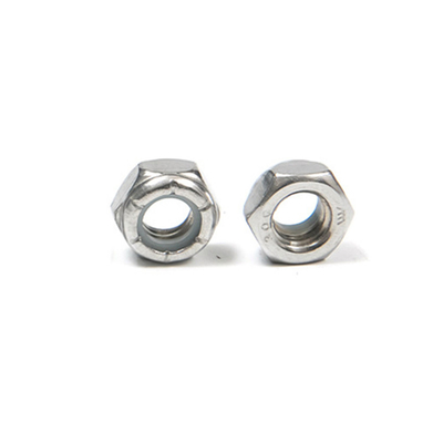 UNC Measurement System Stainless Steel Flush Head Knurled Threaded Embedded Lock Nuts