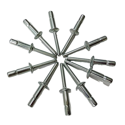 Zinc Plated Steel 4.8mm Anlock Type Blind Rivets with Competitive and High Durability