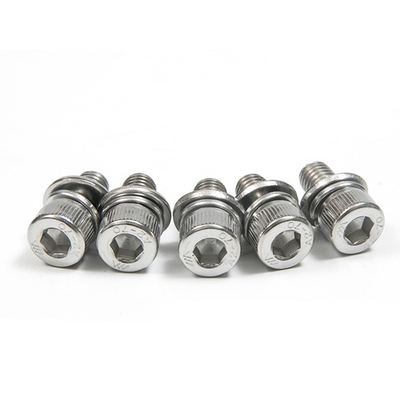 Stainless Steel Din 912 Hexagon Socket Head Cap Screw with Knurled Cheese Head and Washers