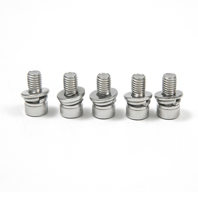 100% Inspected Stainless Steel Hex Socket Screw Set with Round Head and Flat Elastic Pad