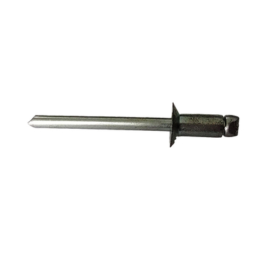 High Strength 4.8mm Open End Blind Rivets with Iron Countersunk Head in Bright Finish