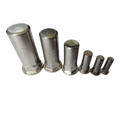 Semi-Hex Closed End Rivet Nut with High Load Capacity M3-M12 and Nickel Plated Finish