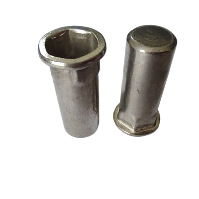 Semi-Hex Closed End Rivet Nut with High Load Capacity M3-M12 and Nickel Plated Finish