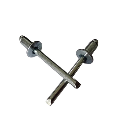10mm Length Iron Open End Blind Rivets Durable Round Head High Strength for Industrial