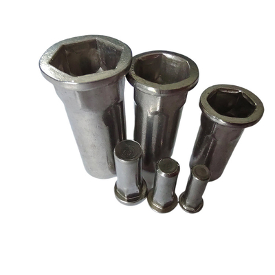 Stainless Steel Flat Head Semi-Hex Closed End Rivet Nut for Automotive Cadmium Plated