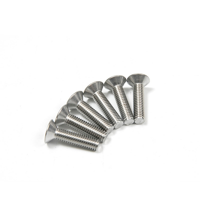 custom metal stainless steel csk countersunk screw flat head torx screw with pan head