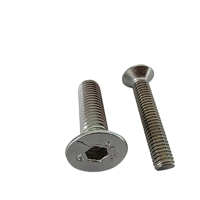 Full Thread Type INCH Measurement Stainless Steel 304 Countersunk Head Flat Head Screws