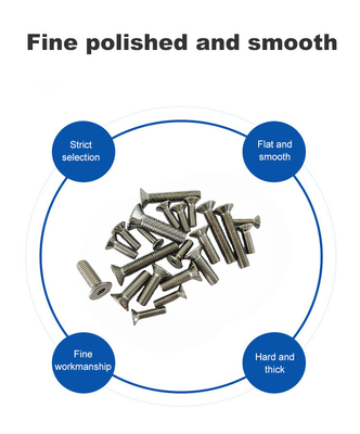 Standard Other Customized M3 M4 M5 M6 Stainless Steel Countersunk Head Security Screw