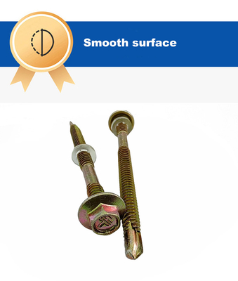 Galvanized Self-Tapping Roofing Screw for High Strength Binding in Metric Performance