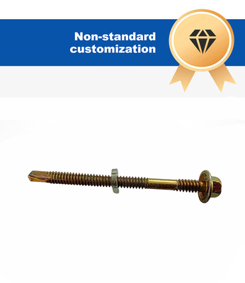 Galvanized Self-Tapping Roofing Screw for High Strength Binding in Metric Performance