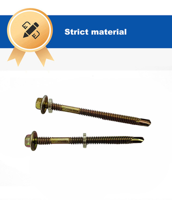 Galvanized Self-Tapping Roofing Screw for High Strength Binding in Metric Performance