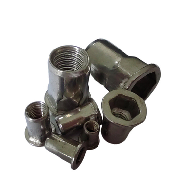 Metric Semi-Hex Blind Threaded Rivet Nut with Stainless Steel 304 8-18 Standard Material