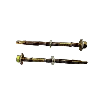 Color Zinc Plated Self Drilling Bolt for Solar Mounting in Metric Measurement System