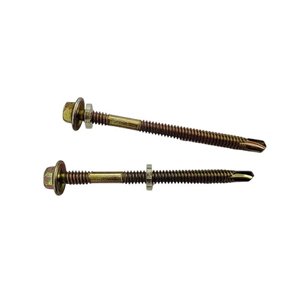 Color Zinc Plated Self Drilling Bolt for Solar Mounting in Metric Measurement System