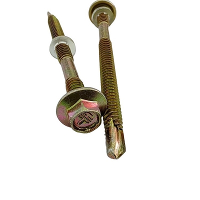 Color Zinc Plated Self Drilling Bolt for Solar Mounting in Metric Measurement System