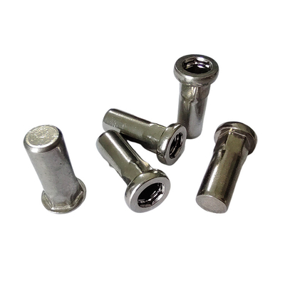 Nickel Plated Finish Semi-Hex Blind Rivet Nut for Smooth and Clean Body