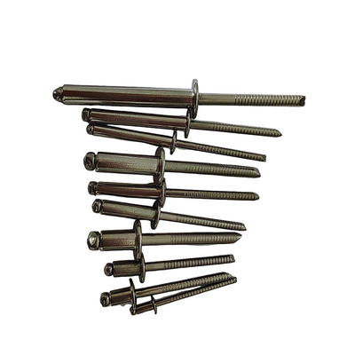 Standard Rivet 6.4mm Open End Blind Round Head Stainless Steel for Easy Installation