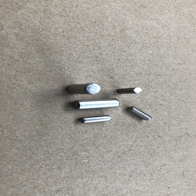 Round Stepped Parallel Cylindrical Stainless Steel Thread Dowel Pins with Bright Finish