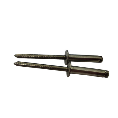 12mm Open End Blind Rivets Stainless Steel Round Head White Standard Rivet High Strength