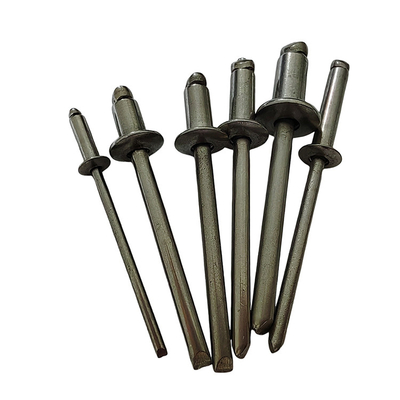 12mm Open End Blind Rivets Stainless Steel Round Head White Standard Rivet High Strength
