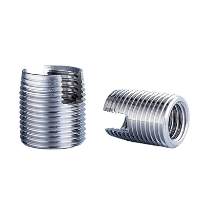 Stainless Steel M4 Self Tapping Thread Insert Screw Fasteners with Coarse and Fine Thread