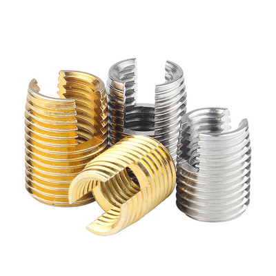 Stainless Steel M4 Self Tapping Thread Insert Screw Fasteners with Coarse and Fine Thread