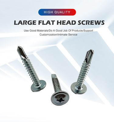 ZINC Finish Stainless Steel Screw with Self-drilling Dovetail Head Style and Good
