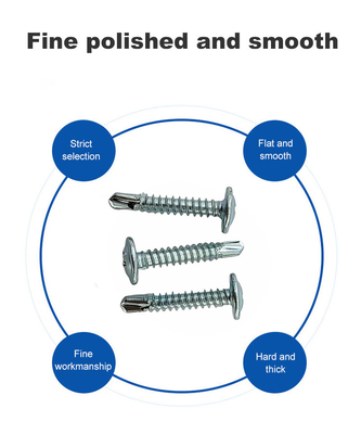ZINC Finish Stainless Steel Screw with Self-drilling Dovetail Head Style and Good