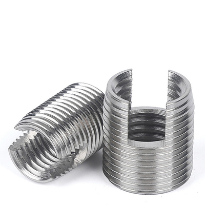 Tapping Threaded Insert for M2-M8 Wire Thread Stainless Steel Slotted Self Tapping