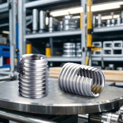 Tapping Threaded Insert for M2-M8 Wire Thread Stainless Steel Slotted Self Tapping