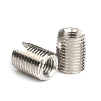 304L Slotted Thread Sleeve Screw Self Tapping Threaded Insert M2 M3 M4 M5 M6 M8