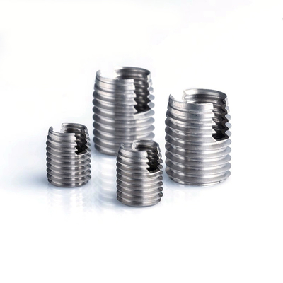 304L Slotted Thread Sleeve Screw Self Tapping Threaded Insert M2 M3 M4 M5 M6 M8