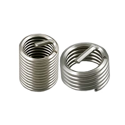 Silver Titanium M2 M2.5 M3 M3.5 M4 M5 M6 M8 Wire Thread Insert Fasteners for Repair