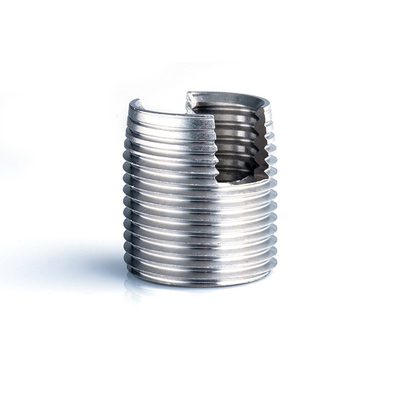 316L M2 M3 M4 M5 M6 M8 M10 Helical Repair Slotted Stainless Steel Brass Self Tapping Threaded Insert Nut
