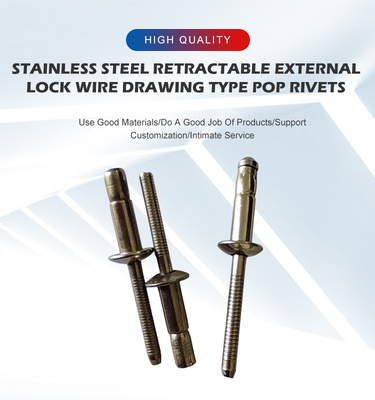 Item name Customized Anlock Type Blind Rivets Iron Rivets with Different External lock