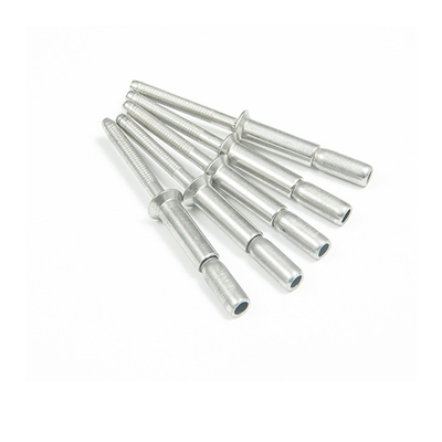 2024 Stainless Steel Galvanize Plain Open Round Head Blind Rivets with Silvery Finish