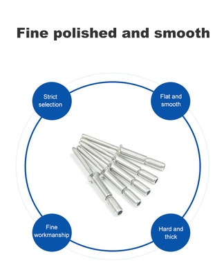 Silvery 2024 Round Countersunk Head Cup Type Draw Type Circular Ring Stripe Core Mandrel Blind Rivet