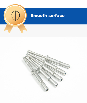 Silvery 2024 Round Countersunk Head Cup Type Draw Type Circular Ring Stripe Core Mandrel Blind Rivet
