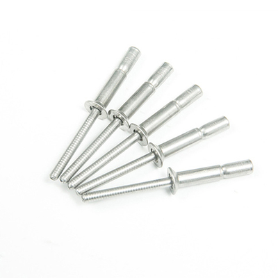 Plain Finish 4.8mm Dia Stainless Steel Cup Mono-Bolt Rivet for Outlock Applications
