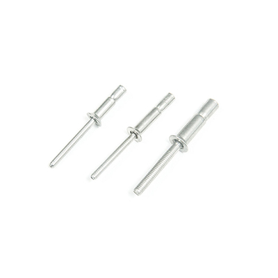 Blind Rivets 4.8mm 6.4mm Interlock Steel Dome Head Monobolts Cup Type Plain Finish