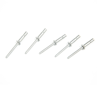 Customized Length Flat Head Coller Aluminum Open End Stainless Steel Solid Metal Rivet