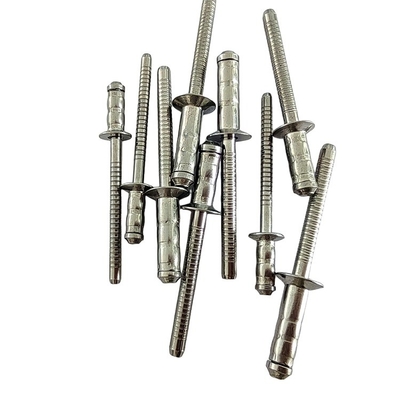 Stainless Steel Single Drum Rivets 2.4mm 3.2mm 4mm 4.8mm 6mm Custom Open Type Diameter