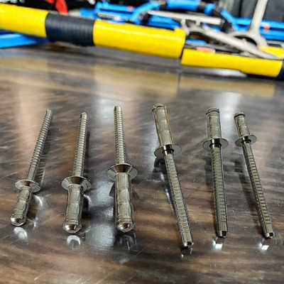Stainless Steel Single Drum Rivets 2.4mm 3.2mm 4mm 4.8mm 6mm Custom Open Type Diameter